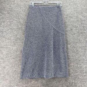 Modern Soul Skirt Women M Medium Gray Maxi Long Mid Rise Pull On Casual Solid